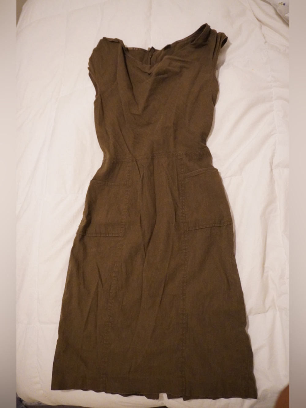 Olive Green Utility Dress